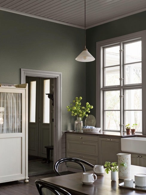 Boråstapeter tapeet Canvas Olive