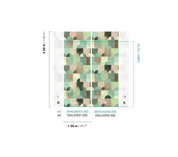 Masureel tapeet Arc Ivy