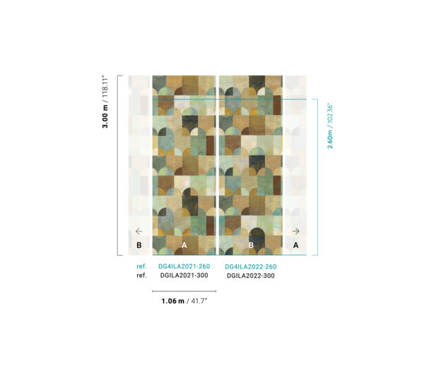 Masureel tapeet Arc Oasis