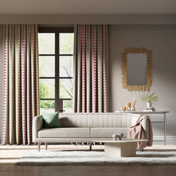 Harlequin kangas Azul