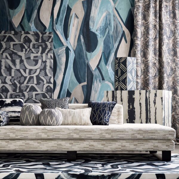 Clarke & Clarke kangas Hatoum Jacquard