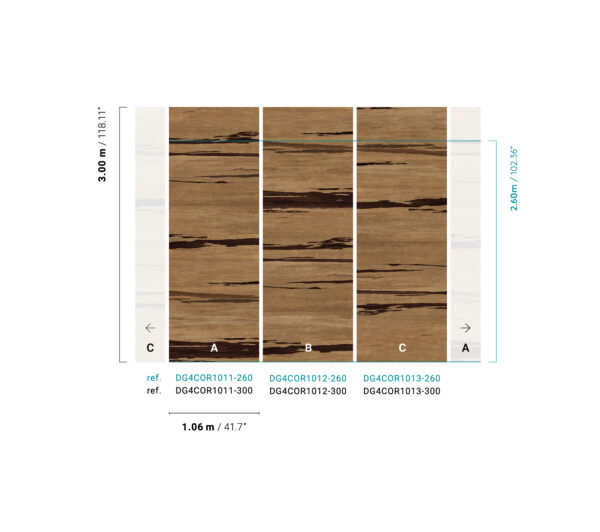Masureel tapeet Cork Mokka