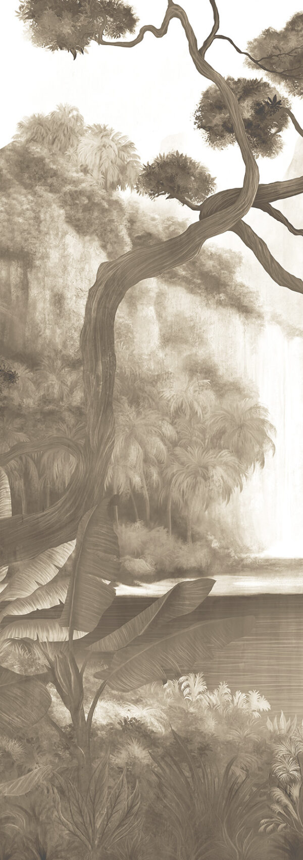 dg4tou1011-300 Masureel tapeet Toucan Sepia