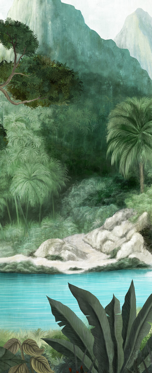 Masureel tapeet Toucan Azur