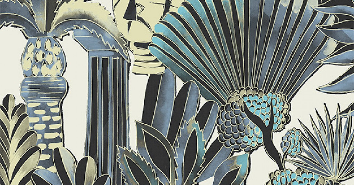 Masureel tapeet Tresor Lime