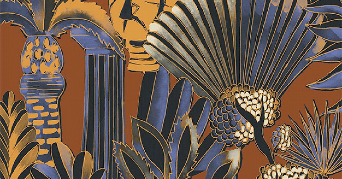 Masureel tapeet Tresor Cinnamon