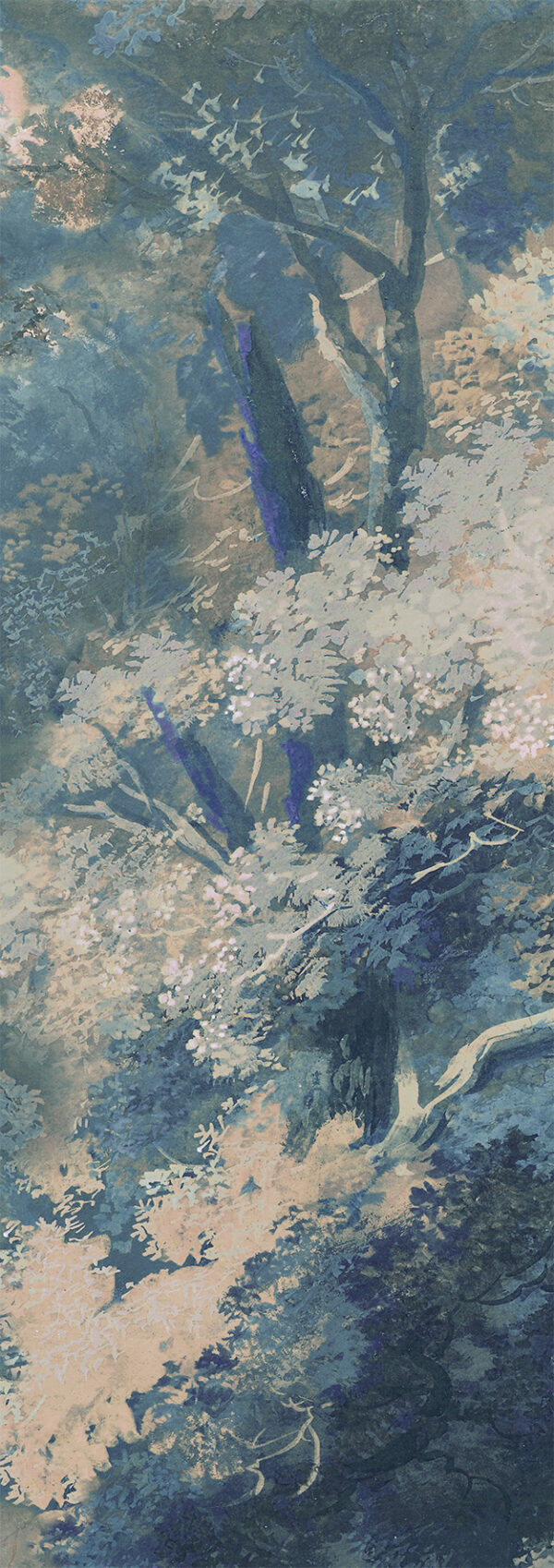 dg4woo1013-300 Masureel tapeet Wood Blue