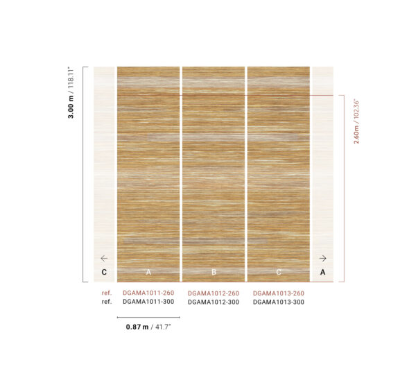 Masureel tapeet Pai-Pai Straw