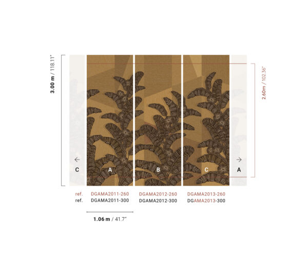 Masureel tapeet Yucatan Straw