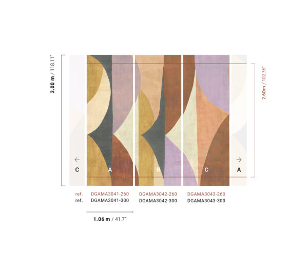 Masureel tapeet Luana Plum