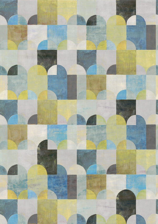 Masureel tapeet Arc Lime