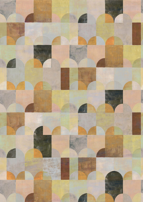 Masureel tapeet Arc Peach