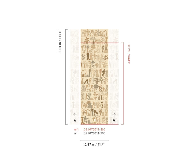 Masureel tapeet Gaudia Ivory