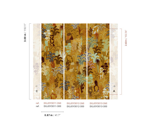 Masureel tapeet Baya Fawn