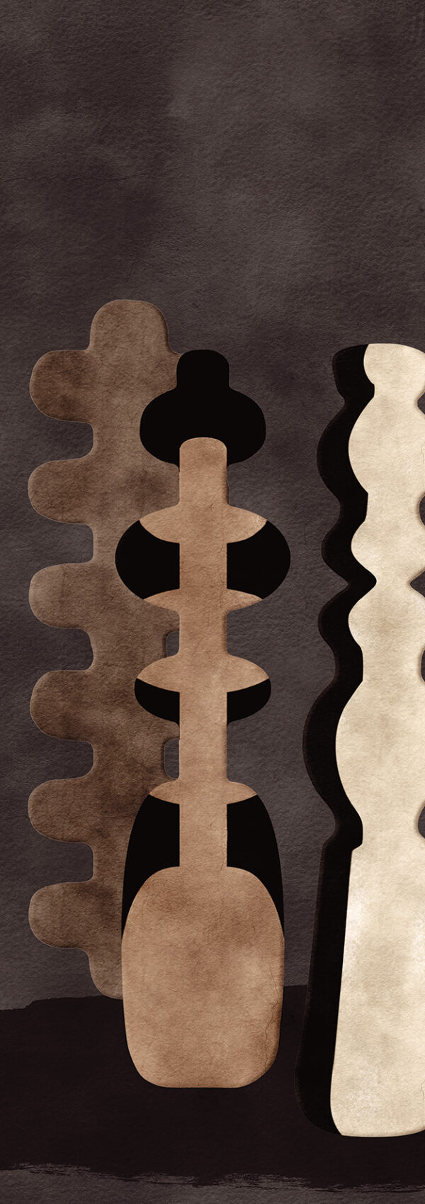 Masureel tapeet Potteries Clay (S08)