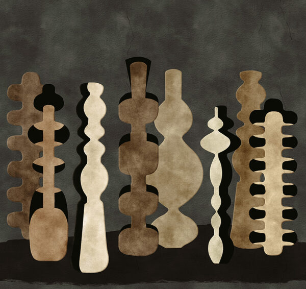 Masureel tapeet Potteries Clay (S08)