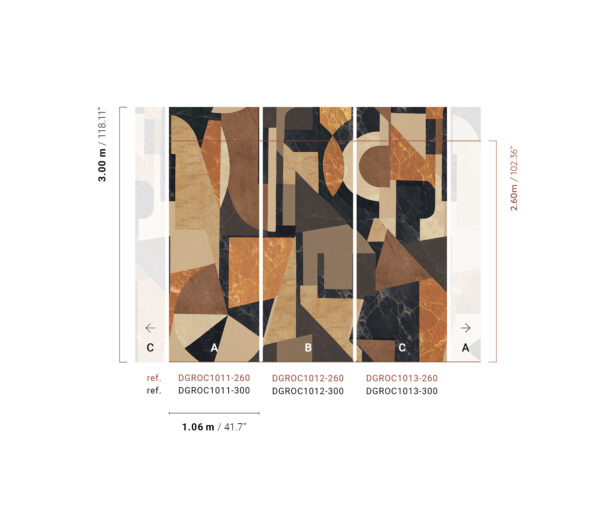 dgroc101palazzamber-300 Masureel tapeet Palazzi Amber