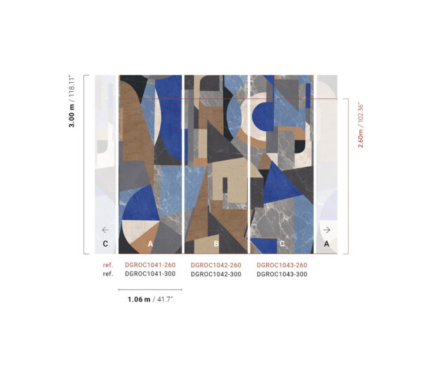 Masureel tapeet Palazzi Azur