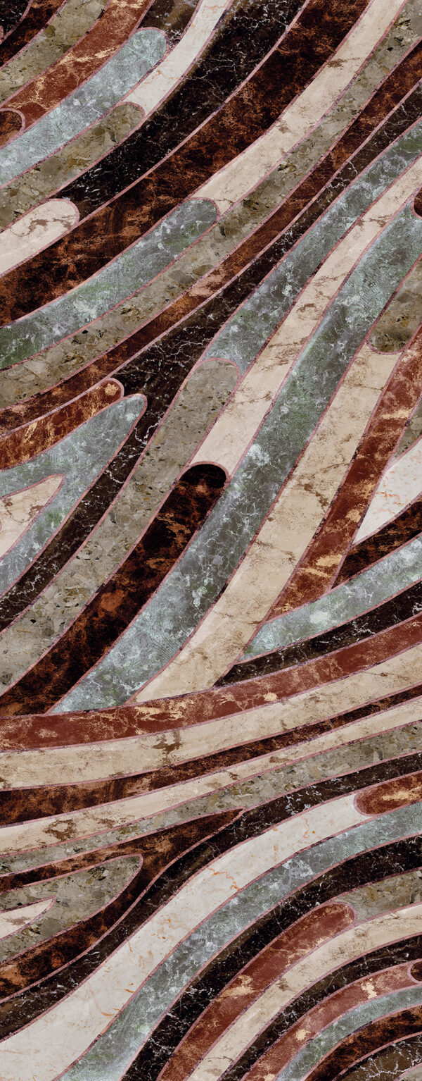 dgroc2041-300 Masureel tapeet Serpentine Rust