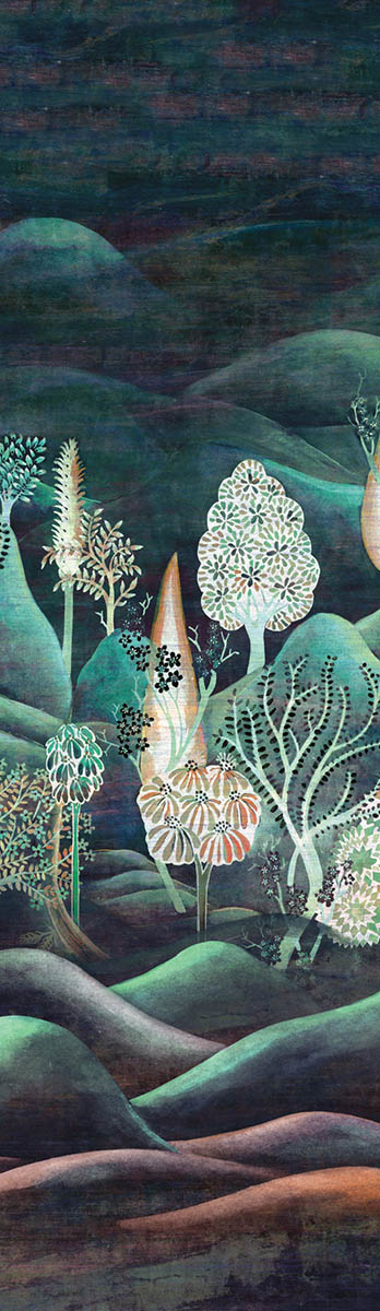 Masureel tapeet Munnar Teal