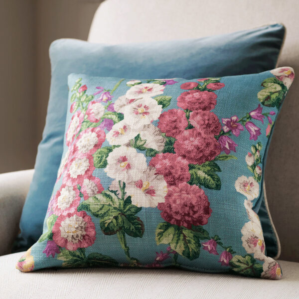 Sanderson kangas Hollyhocks