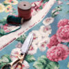 Sanderson kangas Hollyhocks
