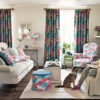 Sanderson kangas Hollyhocks