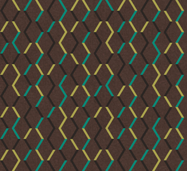 Masureel tapeet Zigzag Umber