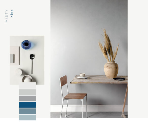 kleursfeercolor2blue Masureel tapeet Color Metal