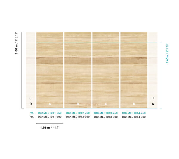 Masureel tapeet Medite Linen