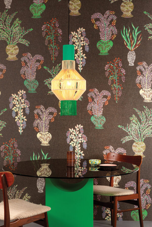 Masureel tapeet Bouquet  Umber