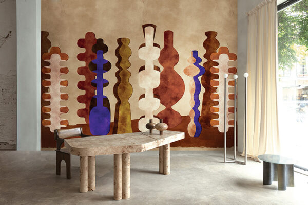 Masureel tapeet Potteries Indigo (S08)