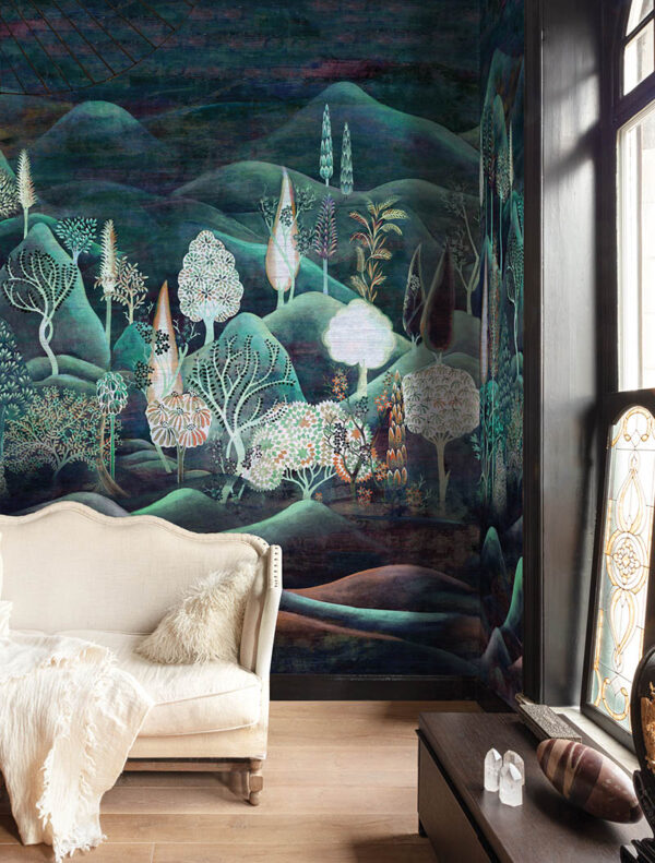 Masureel tapeet Munnar Teal