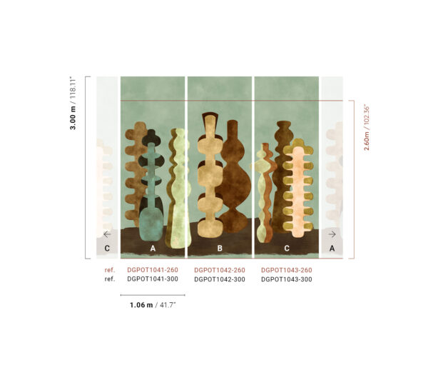 potteriesemerald Masureel tapeet Potteries Emerald (S08)