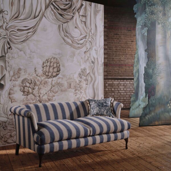 Sanderson kangas Fringed Tulip Toile