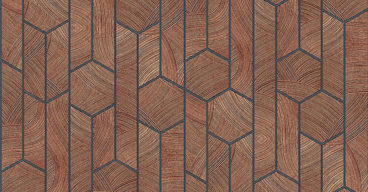 Masureel tapeet Kantha Rust