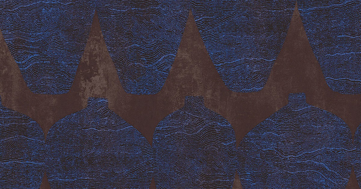 Masureel tapeet Hemia Indigo (70cm)