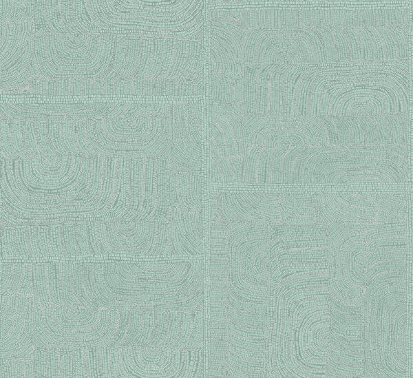 ter501 Masureel tapeet Tehani Teal (70cm)