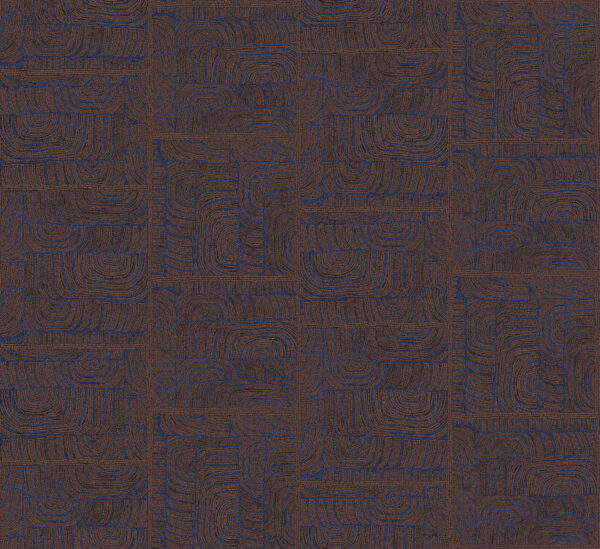 ter505_g Masureel tapeet Tehani Indigo (70cm)