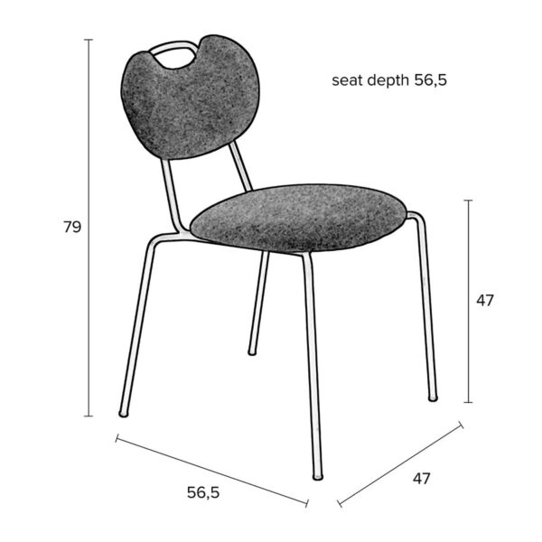 Zuiver tool Chair Aspen