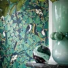 Casamance tapeet Majoliques Marine/Emeraude
