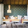 Casamance tapeet Atlas Vert Imperial