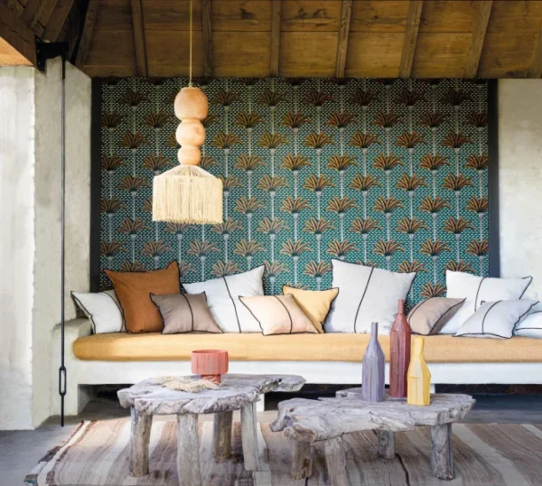 Casamance tapeet Atlas Vert Imperial