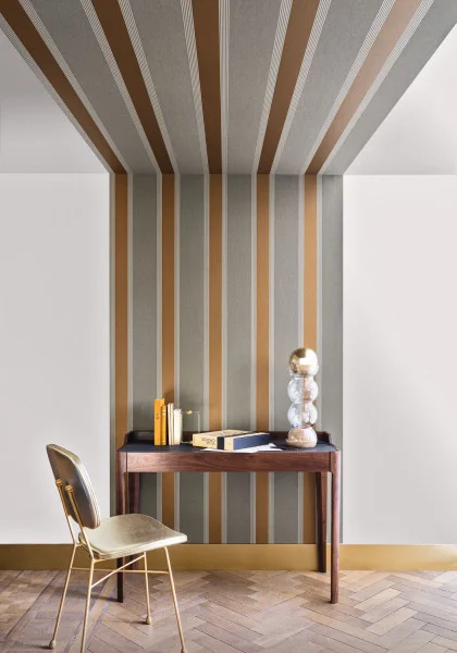 Casamance tapeet Auteuil Vert Argile/Doré