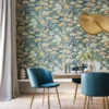 Casamance tapeet Alba Noir/Grenat