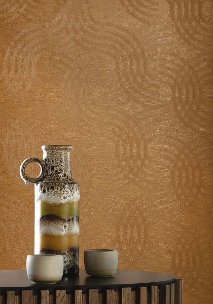 Casamance tapeet Auraria Ambre