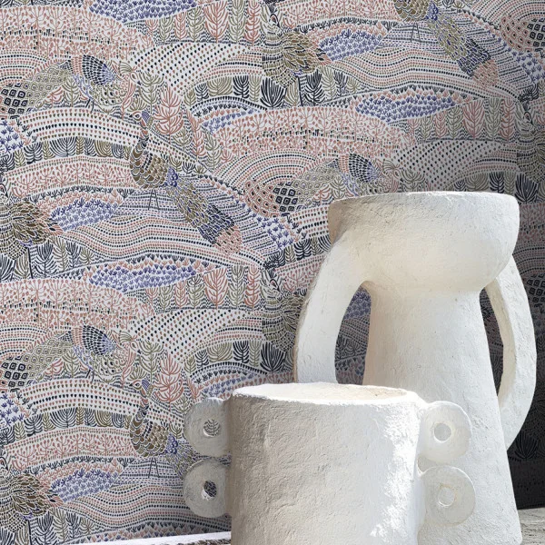 Casamance tapeet Eden Bleu