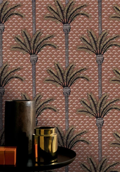 Casamance tapeet Atlas Bois De Rose