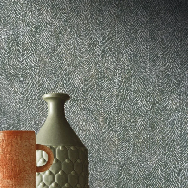 Casamance tapeet Isabelline Vert Imperial