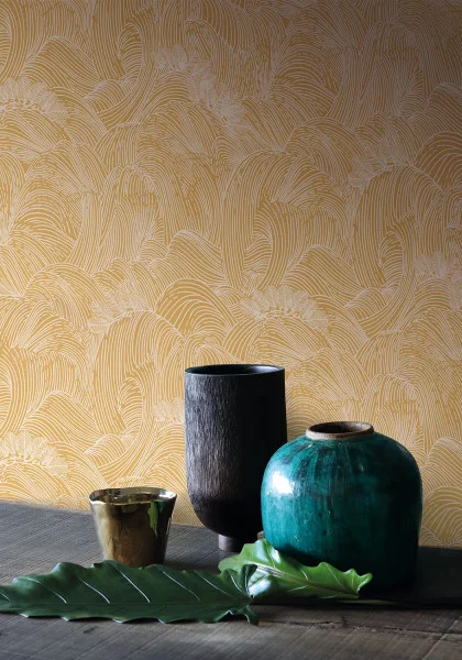 Casamance tapeet Marée Haute Miel